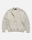 US2365 Zip Knit in a light shade of grey from Japan based, Unused blues store www.bluesstore.co