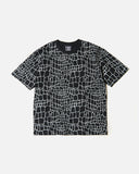 Always Do What You Should Do Croc Print T-Shirt in black blues store www.bluesstore.co