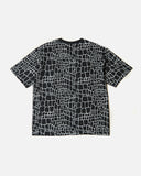 Always Do What You Should Do Croc Print T-Shirt in black blues store www.bluesstore.co