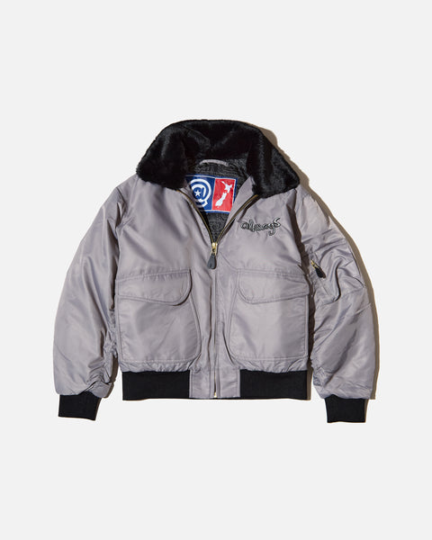 Always Do What You Should Do G-15 Jacket in Grey blues store www.bluesstore.co 