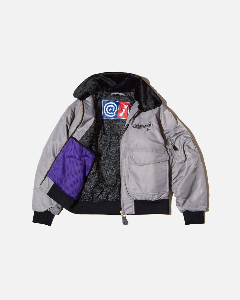 Always Do What You Should Do G-15 Jacket in Grey blues store www.bluesstore.co 