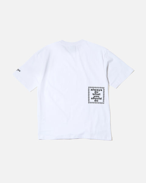Always Do What You Should Do Love is Hard T-Shirt in white blues store www.bluesstore.co