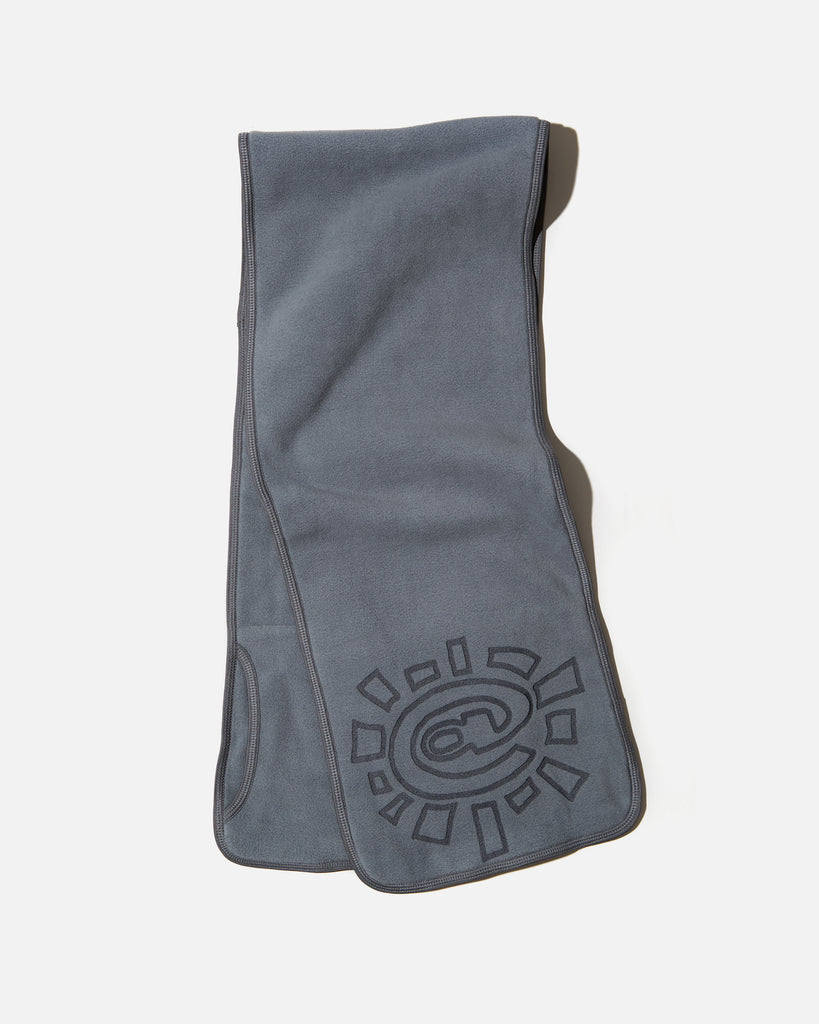 Always Do What You Should Do Polarfleece Scarf in Grey blues store www.bluesstore.co