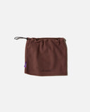 Always Do What You Should Do Polarfleece Snood in Brown blues store www.bluesstore.co 