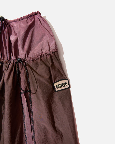 Aries Arise AW24 Spruzzo Nylon Snow Skirt in Dark Olive blues store www.bluesstore.co