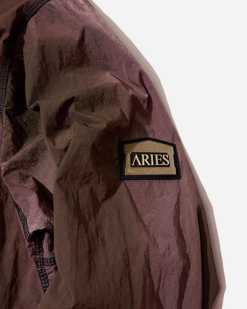 Aries Arise AW24 Spruzzo Wind Cheater Jacket in Dark Olive blues store www.bluesstore.co