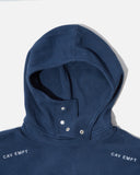CE cav empt Neck Snap DBL Knit Hoody in Navy blues store www.bluesstore.co