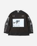 CGCEGC Heavy Long Sleeve T-shirt in black blues store www.bluesstore.co