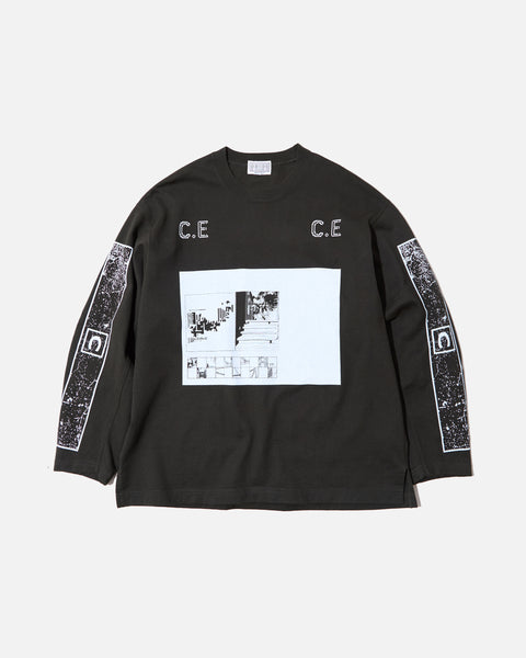 CGCEGC Heavy Long Sleeve T-shirt in black blues store www.bluesstore.co