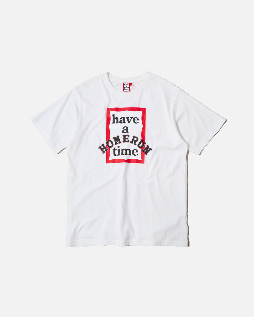 HOMERUN x have a good time S/S tee in white blues store www.bluesstore.co
