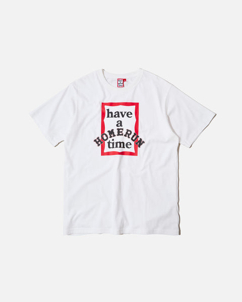 HOMERUN x have a good time S/S tee in white blues store www.bluesstore.co