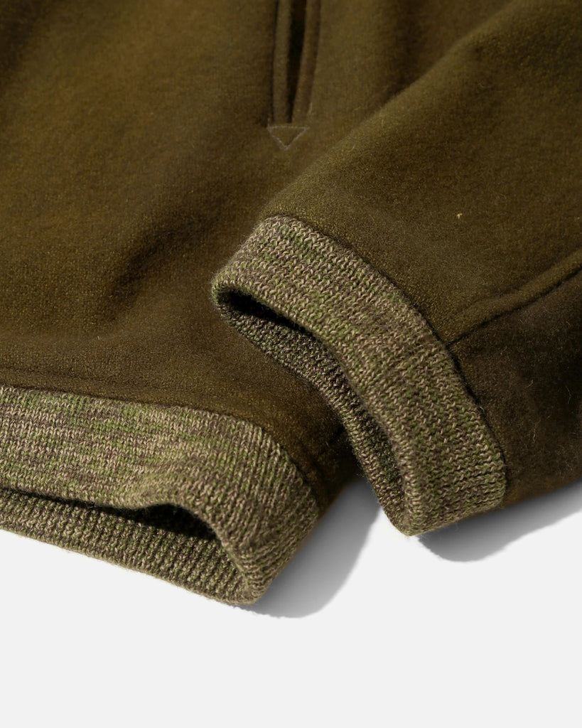 Needles BB Jacket - Wool Uneven Dye in Olive blues store www.bluesstore.co