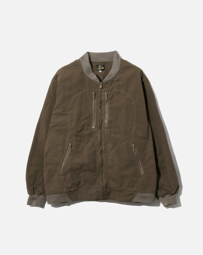 Needles BB Jacket in brown Waxed Cloth blues store www.bluesstore.co