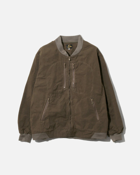 Needles BB Jacket in brown Waxed Cloth blues store www.bluesstore.co