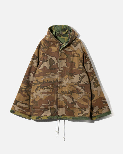 Needles Camo Twill Reversible Hooded Coat blues store www.bluesstore.co