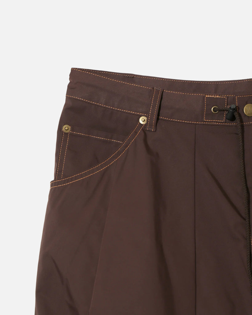 Needles H.D. Skirt Memory Poly Taffeta in Brown blues store www.bluesstore.co