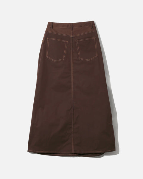 Needles H.D. Skirt Memory Poly Taffeta in Brown blues store www.bluesstore.co