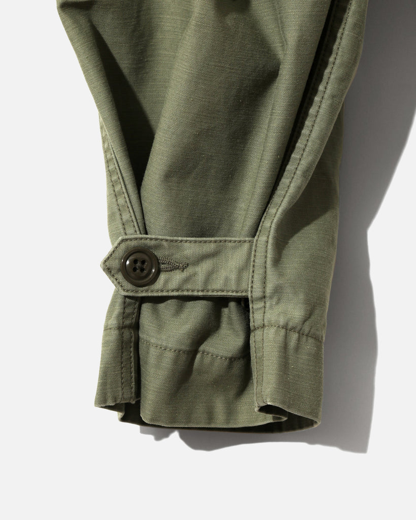 Needles Marine Pant in Olive Reversed Sateen blues store www.bluesstore.co