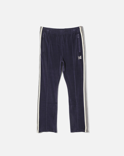 Needles Narrow Track Pant in Navy C/Pe Velour blues store www.bluesstore.co
