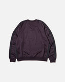 Needles Poly Smooth Crew Neck Shirt in Dark Purple blues store www.bluesstore.co