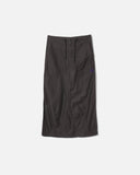 Needles String Fatigue Skirt in Black Back Sateen blues store www.bluesstore.co