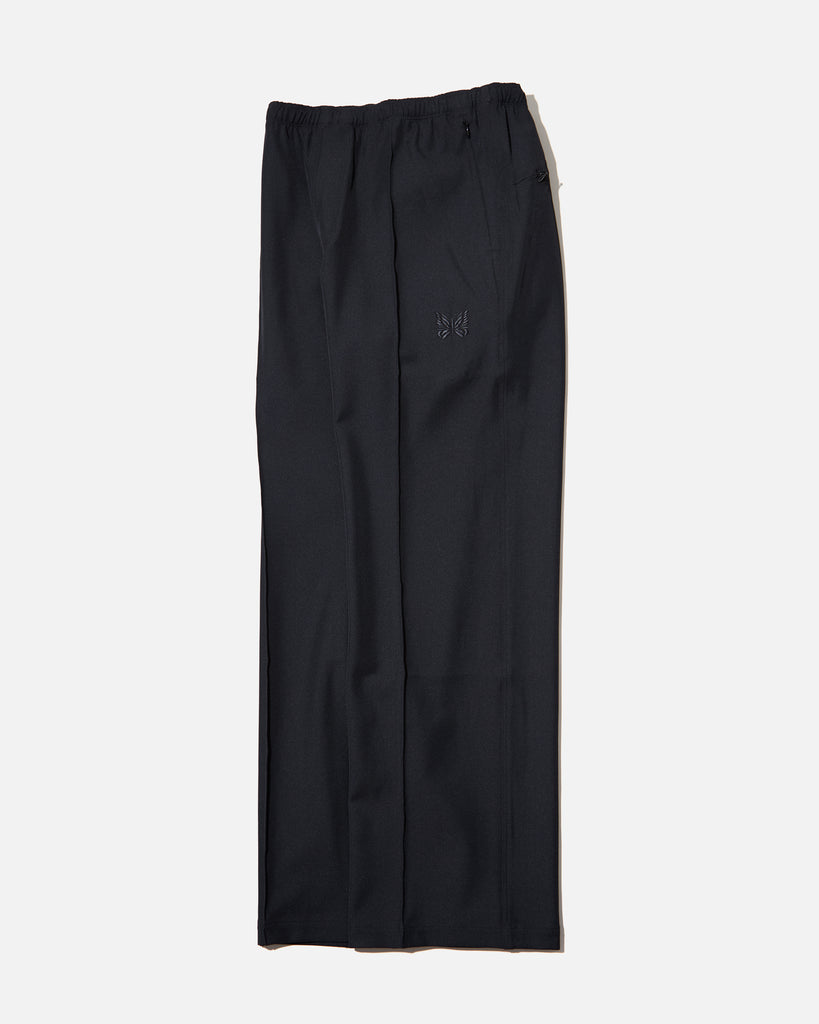 Needles W.U. Straight Pant - PE/R/PU Cavalry Twill in Black blues store www.bluesstore.co