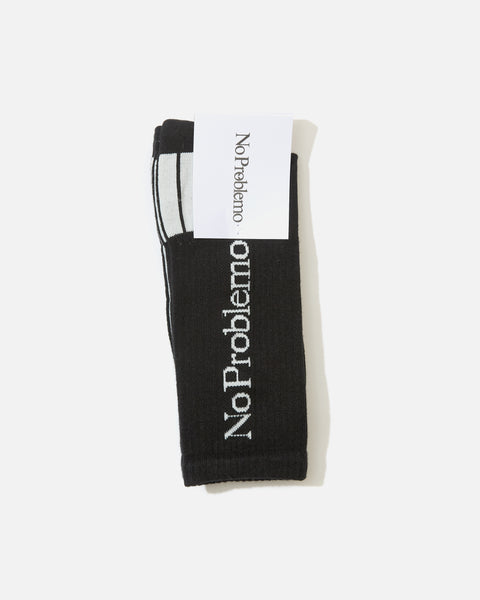 No Problemo AW24 Black No Problemo Socks blues store www.bluesstore.co