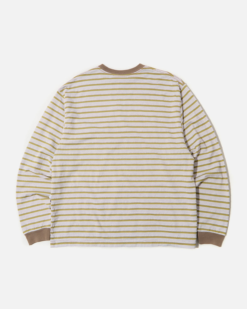 Noroll Unevenness Long Sleeve Tee in Green blues store www.bluesstore.co