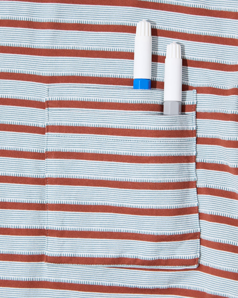 Noroll Unevenness Long Sleeve Tee in Orange blues store www.bluesstore.co