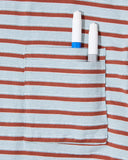 Noroll Unevenness Long Sleeve Tee in Orange blues store www.bluesstore.co