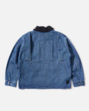 Phingerin Float Denim Blouson in Blue blues store www.bluesstore.co