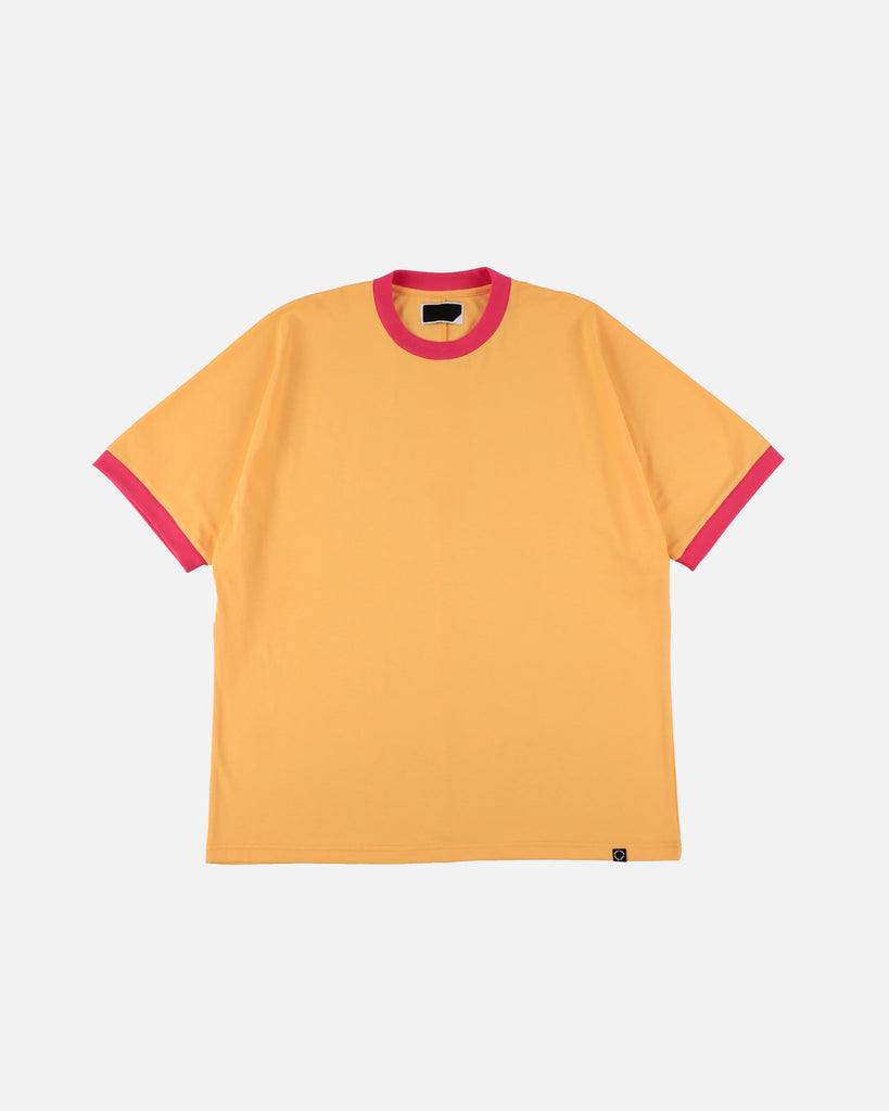 Phingerin Mono Seam Ringer T-Shirt in Orange / Pink blues store www.bluesstore.co