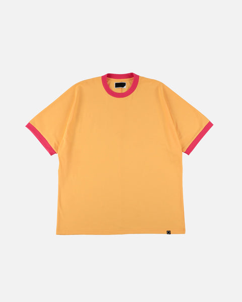 Phingerin Mono Seam Ringer T-Shirt in Orange / Pink blues store www.bluesstore.co