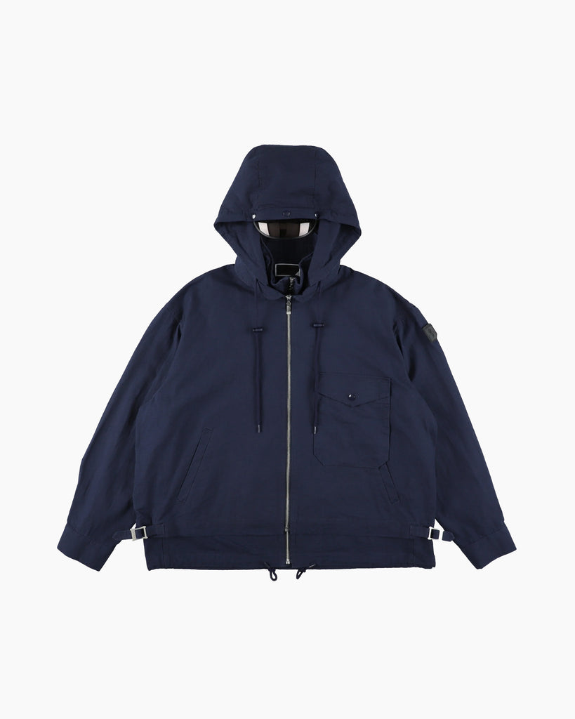 Phingerin Visor Double Zip Jacket in Navy blues store www.bluesstore.co