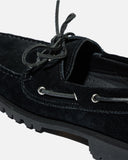 Suicoke x Unused black suede deck shoe blues store www.bluesstore.co