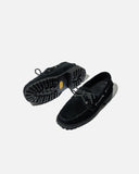 Suicoke x Unused black suede deck shoe blues store www.bluesstore.co