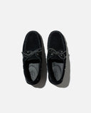 Suicoke x Unused black suede deck shoe blues store www.bluesstore.co