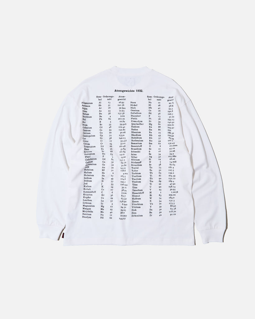 The Trilogy Tapes Atomgewichte Longsleeve T-shirt in White blues store www.bluesstore.co