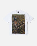 The Trilogy Tapes Piano Storm T-shirt in White blues store www.bluesstore.co