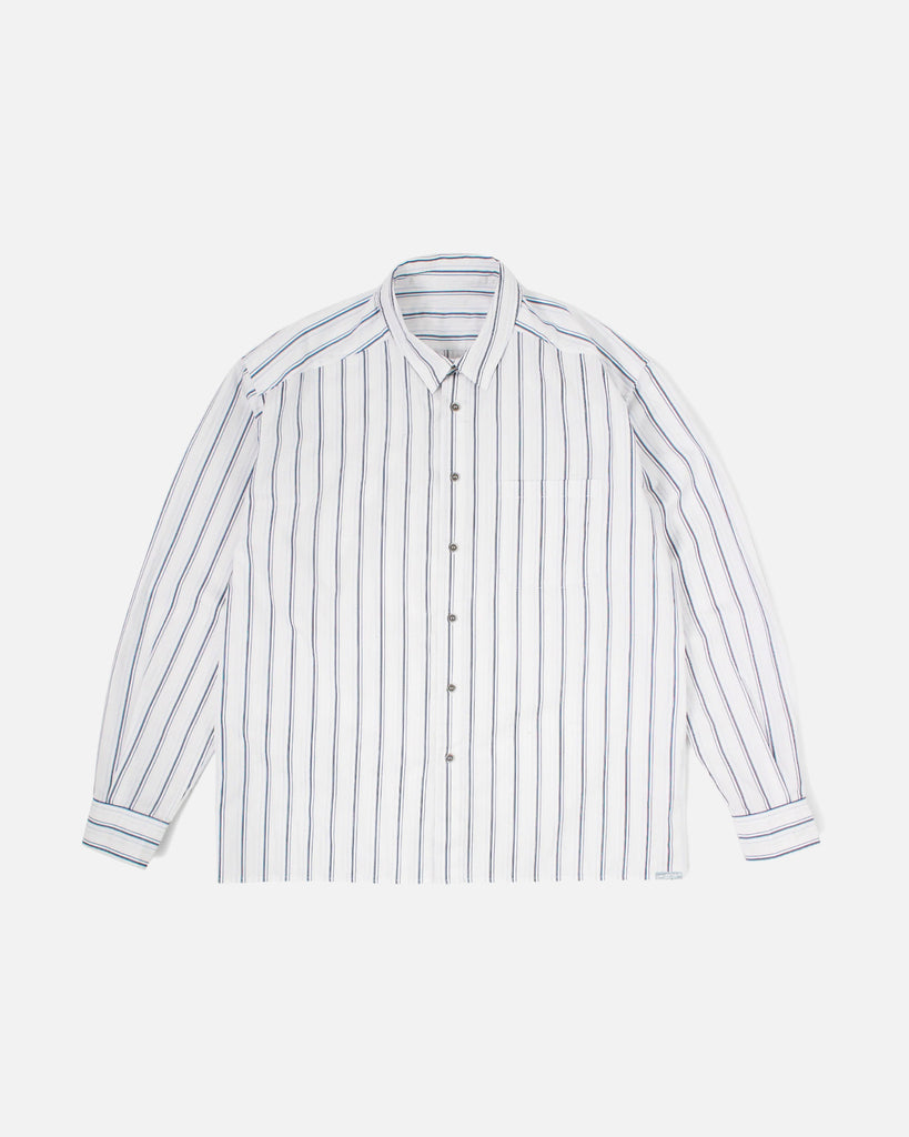 Yardsale Nightline Stripe Shirt in Blue blues store www.bluesstore.co