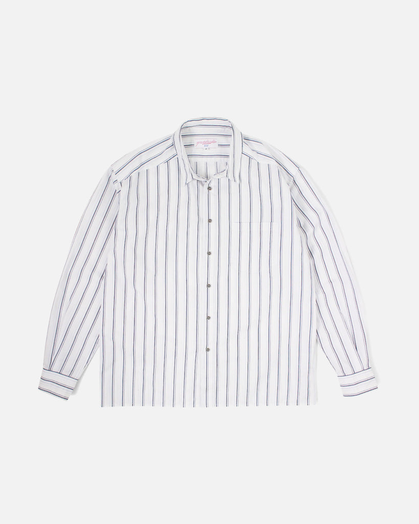 Yardsale Nightline Stripe Shirt in Blue blues store www.bluesstore.co
