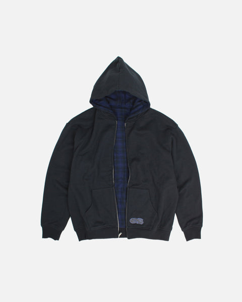 Yardsale Reversible Hood in Black / Indigo blues store www.bluesstore.co