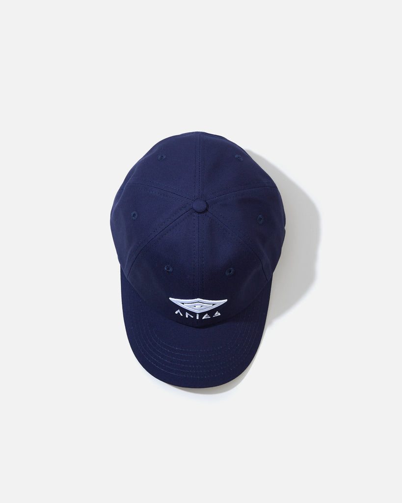 Eye Cap in Blue from the Aries x Umbro Centenary Collaboration blues store www.bluesstore.co