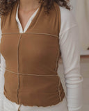 baserange Cinder Halter Top in Alamillo Brown blues store www.bluesstore.co