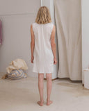 baserange Liu Dress in Undyed Crinkle Linen blues store www.bluesstore.co