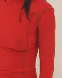 baserange Omato Longsleeve in My Red / Brown blues store www.bluesstore.co