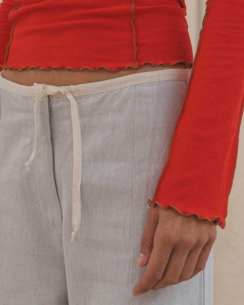 baserange Omato Longsleeve in My Red / Brown blues store www.bluesstore.co