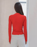 baserange Omato Longsleeve in My Red / Brown blues store www.bluesstore.co