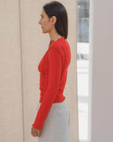 baserange Omato Longsleeve in My Red / Brown blues store www.bluesstore.co