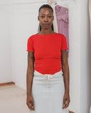 baserange Vein Tee in My Red / Brown blues store www.bluesstore.co